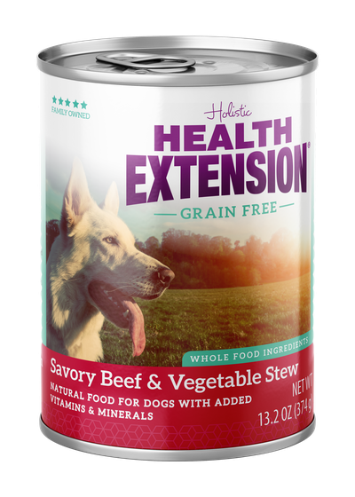 Holistic Health Extension Grain Free Savory Beef Vegetable Stew