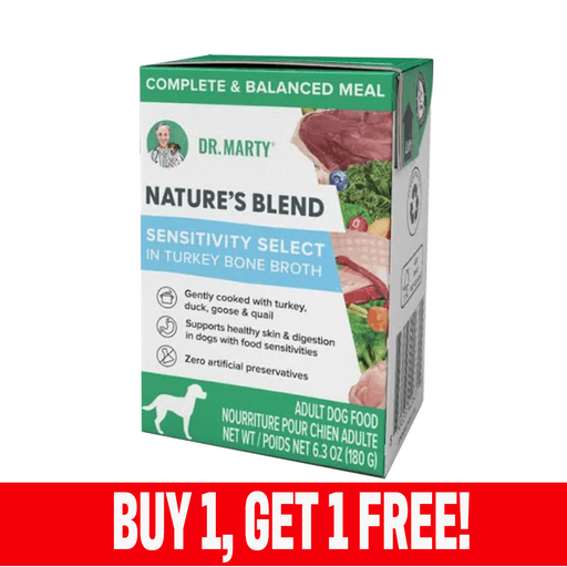 Dr. Marty Nature's Blend Sensitivity Select in Turkey Bone Broth Wet Food 6.3 oz