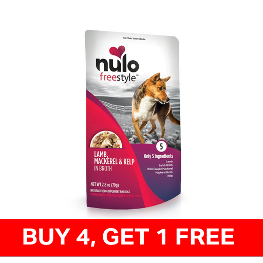 Nulo FreeStyle Lamb, Mackerel & Kelp in Broth Pouch 2.8 oz