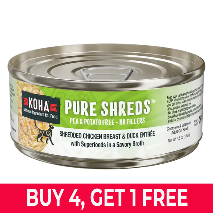 Koha Cat Pure Shreds Chicken Breast & Duck