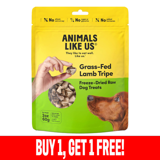 Animals Like Us Freeze-Dried Grass Fed Beef Tripe, 3oz