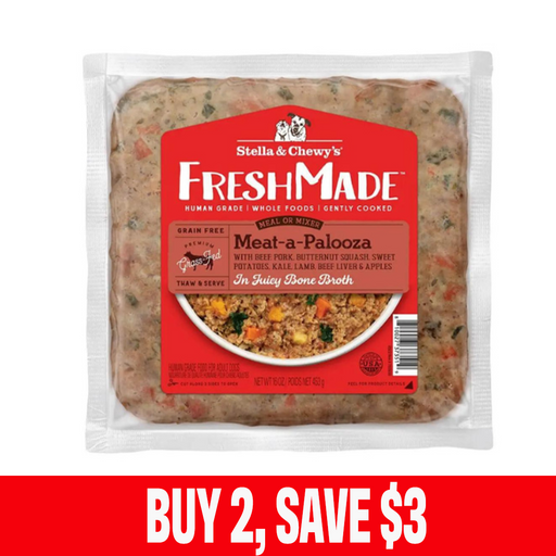 Stella & Chewy's FreshMade Meat-A-Palooza Gently Cooked Dog Food, 16 oz