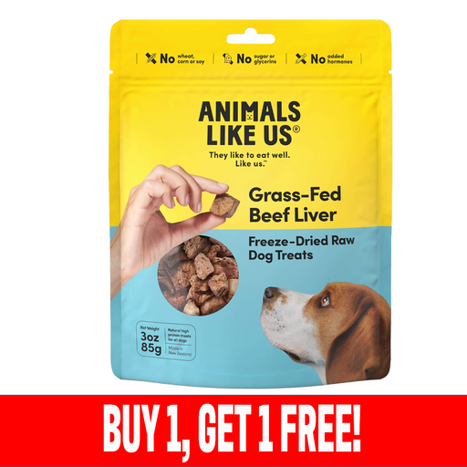 Animals Like Us Freeze-Dried Grass Fed Beef Liver,  3oz