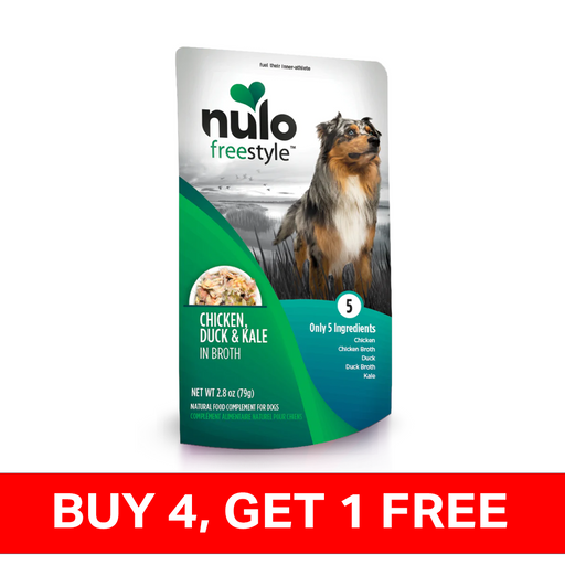 Nulo FreeStyle Chicken, Duck & Kale in Broth Pouch 2.8 oz