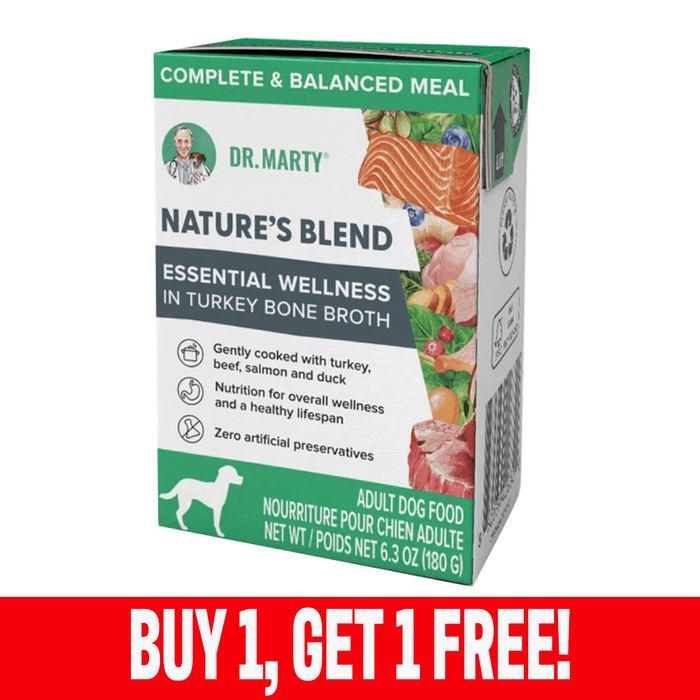 Dr. Marty Nature's Blend Essential Wellness in Turkey Bone Broth Wet Food 6.3 oz