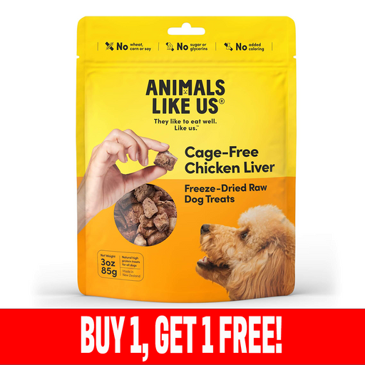 Animals Like Us Freeze-Dried Grass Fed Chicken Liver, 3oz