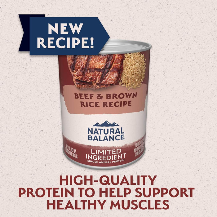 Natural Balance Limited Ingredient Diet Beef and Brown Rice