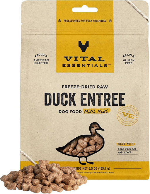 Vital Essentials Freeze-Dried Duck Nibs Treat