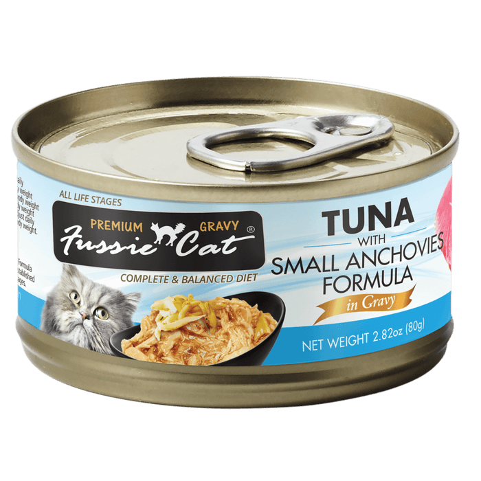 Fussie Cat Gold Super Premium Tuna with Small Anchovies