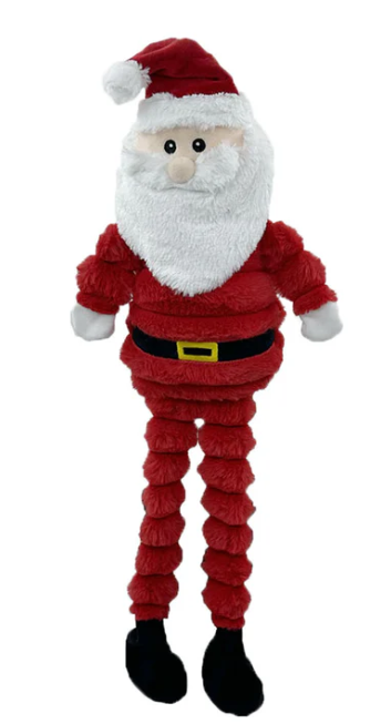 PETLOU 26" Long-Legged Santa Dog Toy