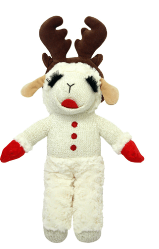 Multipet Holiday Lamb Chop - Standing with Antlers (13")