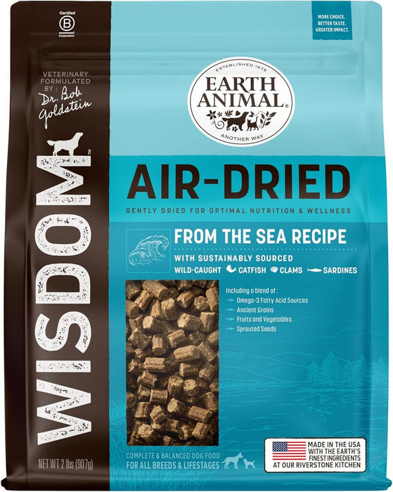 Earth Animal Wisdom Sea Recipe Air-Dried Dog Food