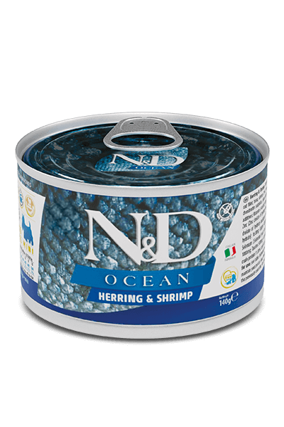 Farmina N&D Herring and Shrimp wet food for dogs