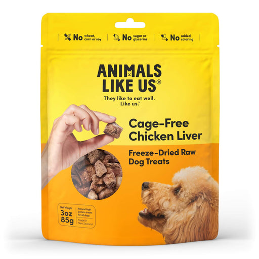 Animals Like Us Freeze-Dried Grass Fed Chicken Liver, 3oz