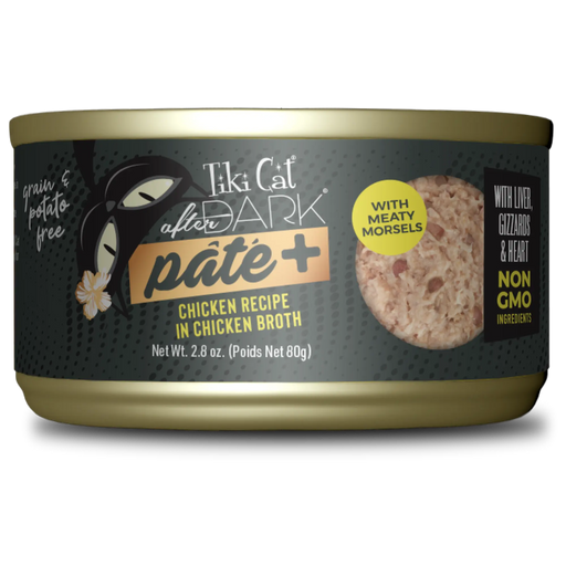 Tiki Cat After Dark Paté+ Wet Cat Food, 5.5oz